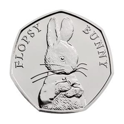 2018 50p - Flopsy Bunny - Click Image to Close